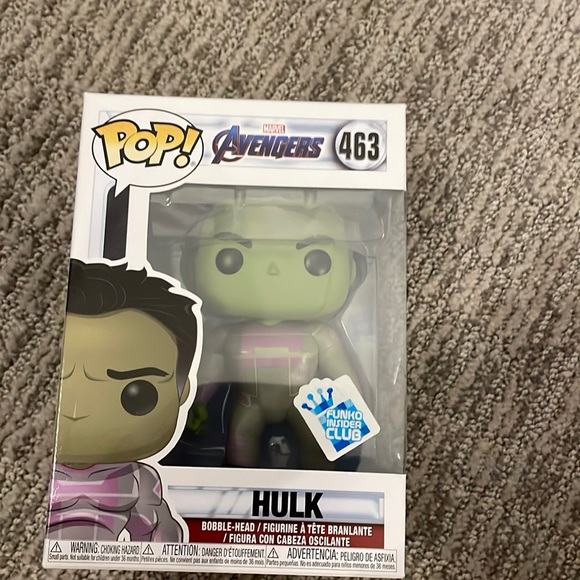 funko insider club hulk funko pop